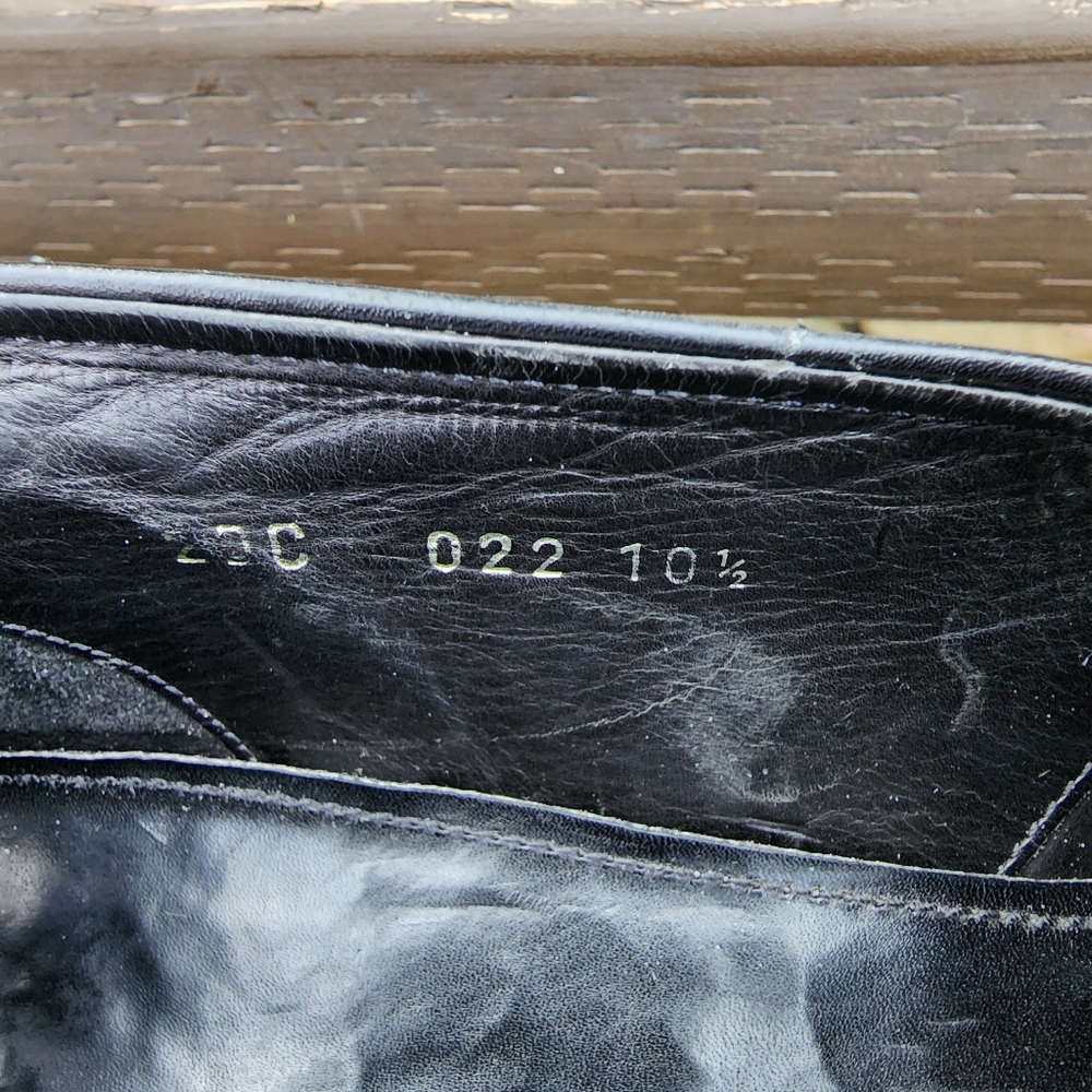 Prada Leather Black Penny Loafers Prada Size 10.5 US 11.5 made in Italy ๐ฎ๐น - Picture 10 of 12